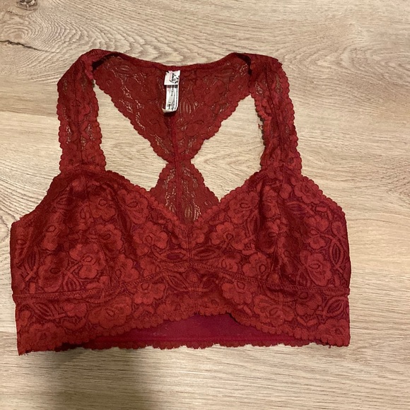Free people maroon bralette - Picture 1 of 1